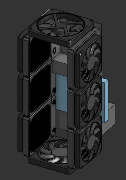 Version 1 of the case, from above
