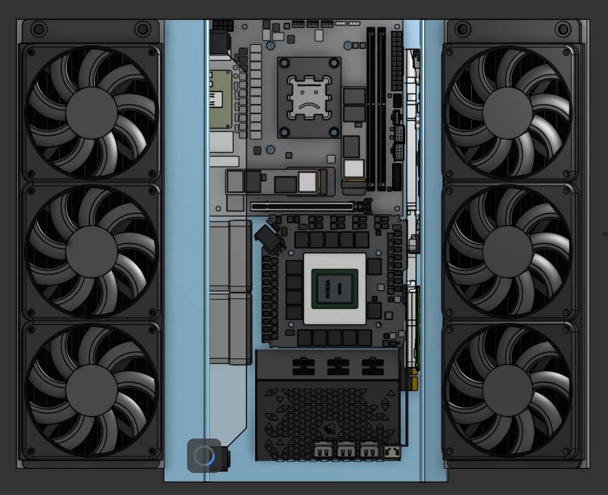 Version 4 of the case, from above